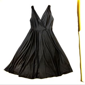 Ralph Lauren midi-length dress in black